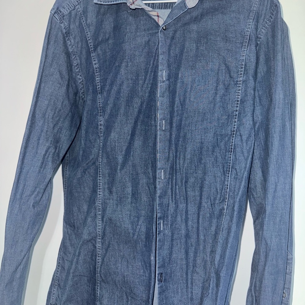 Guess by Marciano Blue Dress Shirt